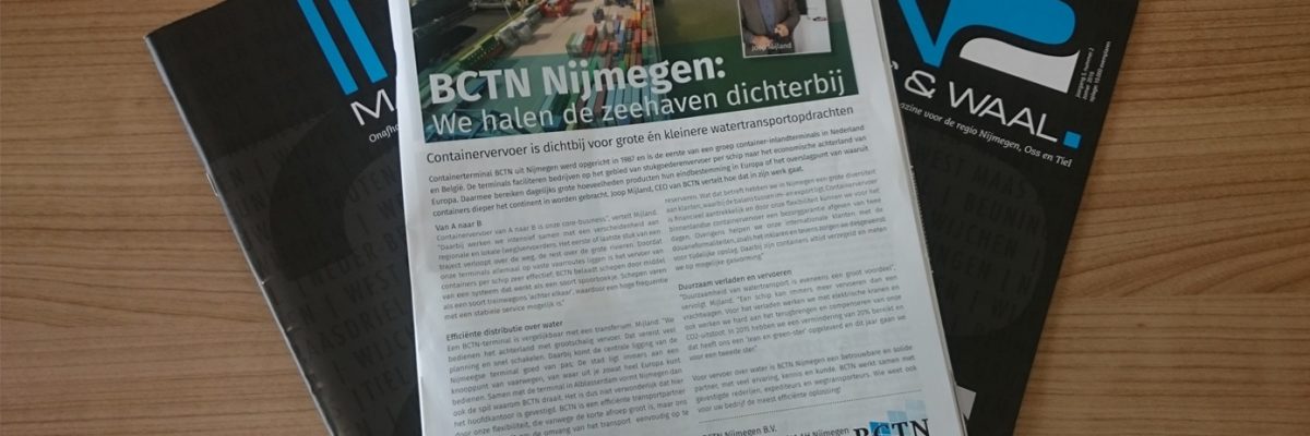 Publicatie BCTN in Maas & Waal